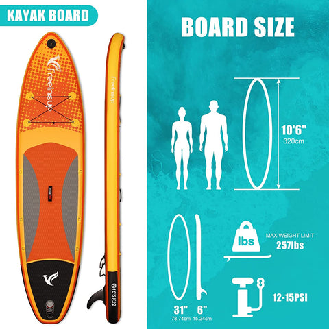 Freein 10'6 Inflatable Kayak SUP 2024