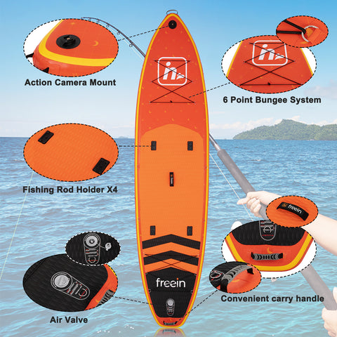 Freein 12' Inflatable Fishing SUP