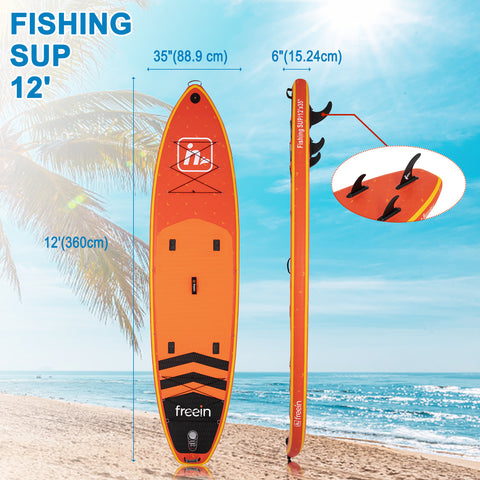 Freein 12' Inflatable Fishing SUP